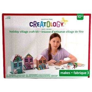 CREATOLOGY Holiday Village Craft Kit - Multicolor Boys Girls Ages 10+